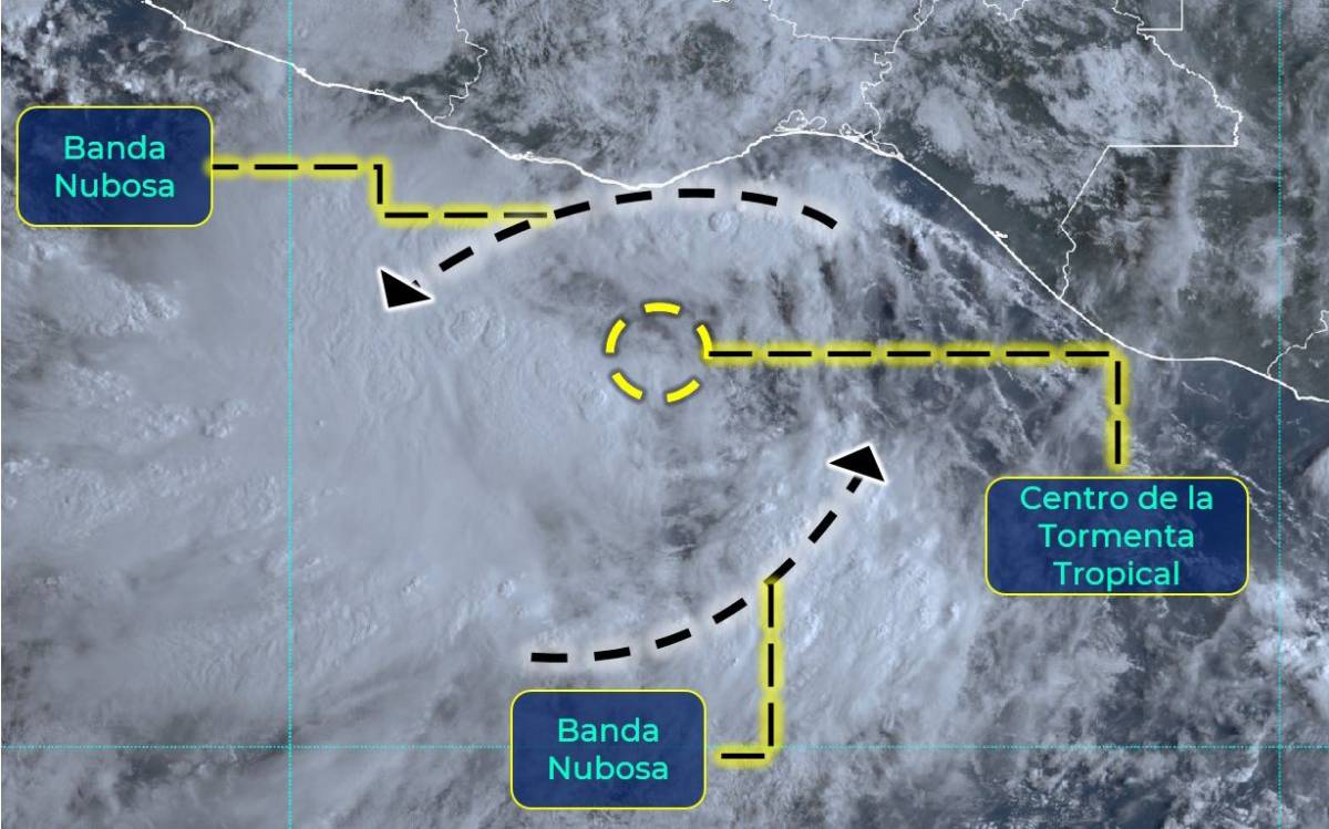 Se forma Tormenta Tropical Lester durante la madrugada en el Pacífico