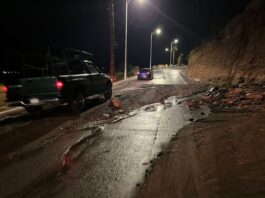 Lluvias provocan deslaves en La Paz; continuarán precipitaciones hoy en Los Cabos y La Paz