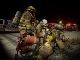 Realiza Bomberos de SJC primer simulacro del año para evaluar respuesta ante emergencias