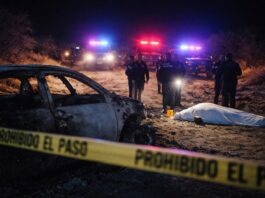 Investigan si cuerpo localizado en Jesús María corresponde a joven desaparecido en Guerrero Negro