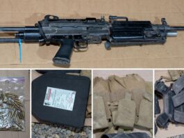 Aseguran carro con blindaje artesanal y arsenal en Mulegé; hay un detenido