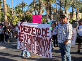 Tras marcha, impulsan recolección de firmas para solicitar la expropiación de Sierra La Laguna